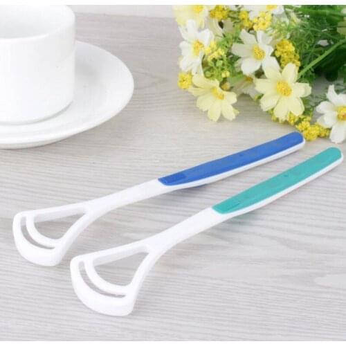 Tongue Coating Cleaner Adult Bad Breath Tongue Coating Brush Silicone Scraping Tongue Plate To Remove Bad Breath Cleaning Tool