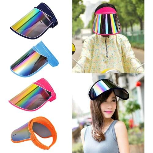 Women Men Anti UV Sun Protection Visor Adjustable Cap Hiking Cycling Outdoor Sport Sun Summer Outdoor Sunscreen Hat