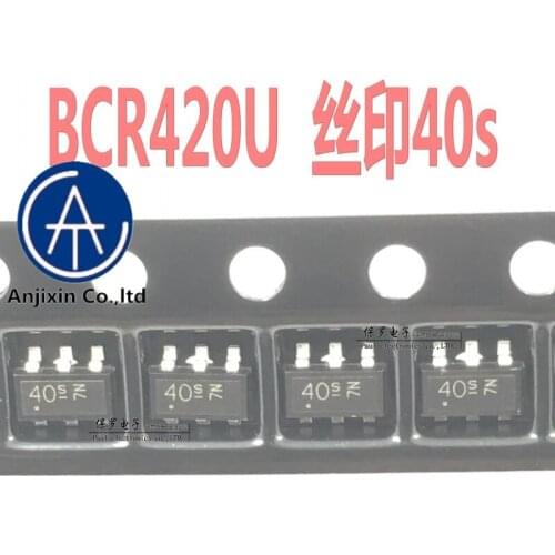 10pcs 100% orginal new real stock LED lighting driver BCR420U E6327 silk screen 40s SC-74