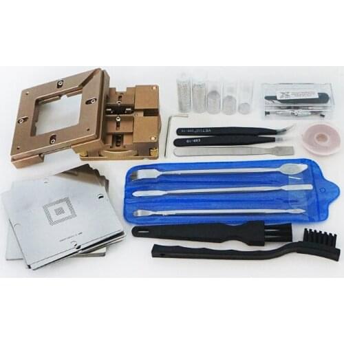 29pcs 90mm Universal BGA Stencil Planting jigs Fixtures BGA Reballing Station BGA Reball Kit 90mm Aluminium alloy BGA Reballing