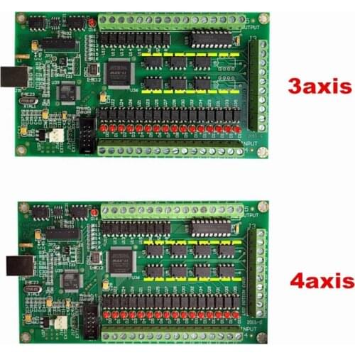 3 4 Axis Mach3 Usb Board Do Not Install Drive Engraving Machine Interface (akz250)hand Wheel Control Card stepper driver for