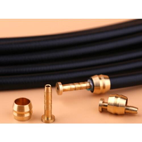 4 X Hydraulic Disc Brake Brass Olive&Insert For Shimano SM-BH59 Hydraulic Brake Hose/Cable Connecting Insert Needle/Repair Parts