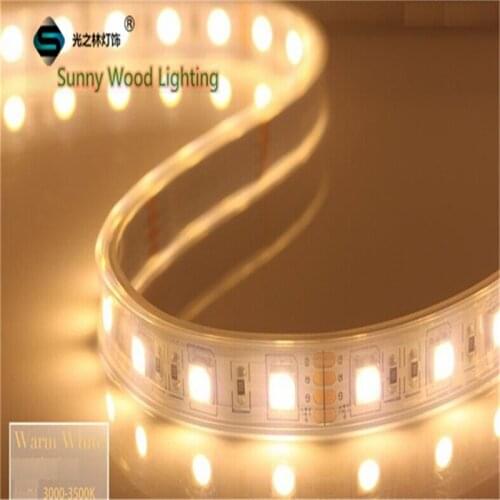 5M/Roll 5050 60led/m 12VDC IP67 soft strip ,led tape light for outdoor with silicon tube ,suspended ceiling strip,cabinet strip