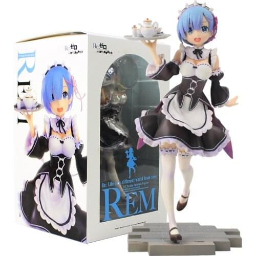 Anime Re:Life In A Different World From Zero Rem 1/7 Scale Painted Figure PVC Action Figure Collectible Model Toy Doll Gift