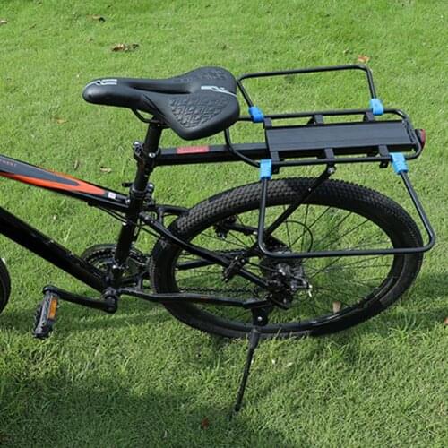 Bicycle Luggage Carriers Cargo Seat Post Carrier Rear Aluminum Alloy Frame Carrier Holder Mount Bicycle Cargo Pannier Rack
