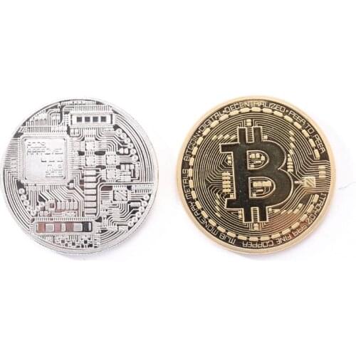 Bronze Physical Bitcoins Casascius Bit Coin BTC With Case Gift