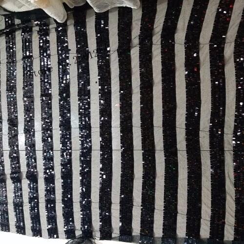 BZL-52002 black sequin floral embroidery tulle mesh lace for wedding/evening dress/party,ship all over the world