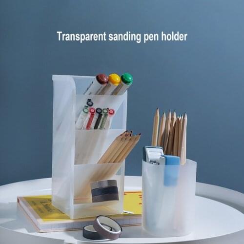 Ergonomic Desk Storage Box Drawer Organizer Inclined Pen Holder Makeup Tool Organizer Rectangular Organizing Storage Box