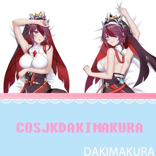 Genshin Impact Rosaria Anime Dakimakura Female Pillowcase Body Hugging Pillow Cover Case Bedding Exquisite Cosplay Xmas Gifts