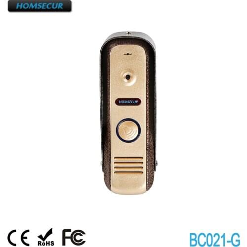 HOMSECUR BC021-G Gold Camera Doorbell For HDK Series Video Door Entry Phone Call System