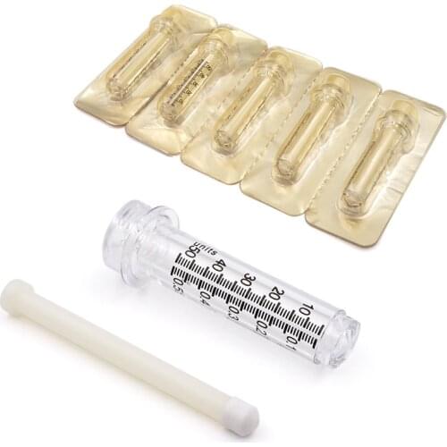 Disposable 0.5 ML Sterile Ampoule Head Syringe Needle High Pressure For Hyaluron Gun Hyaluronic Pen Lips Injection Anti-Wrinkle