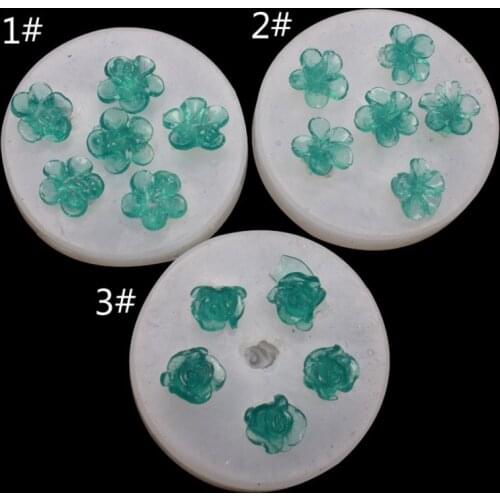 Transparent Silicone Mould Dried Flower Resin Decorative Craft DIY Rose flower combination Mold epoxy resin molds for jewelry