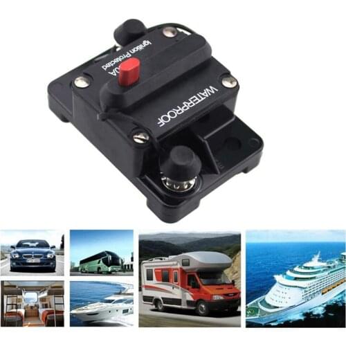 Manual Reset With Disconnect Switch Breaker Resettable Fuse Holder 140A