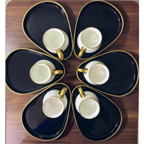 Turkish Coffee porcelain , Ottoman Empire Coffee Set , African Coffee set ( MADE IN TURKEY) White , Coffee Tea