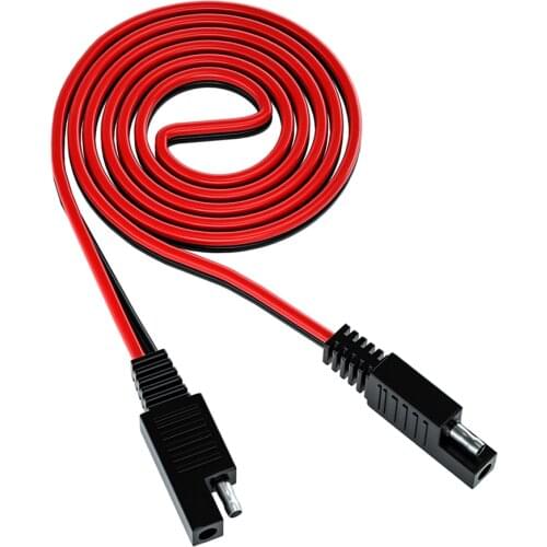 SAE To SAE Extension Cord 100 Cm Cable Quick Disconnect Battery Charging Harness For Car Solar Panel Accessory Accessories