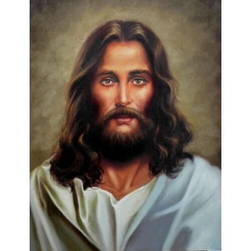 100%Handmade Hand Original Jesus Oil Painting repro Head of Christ