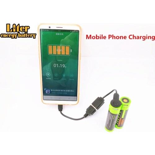 3PCS Mobile charging battery Power bank 4 LED Indicator USB 5000M 18650 3.7V 3500mAh Intelligence Li-ion Rechargeable Battery