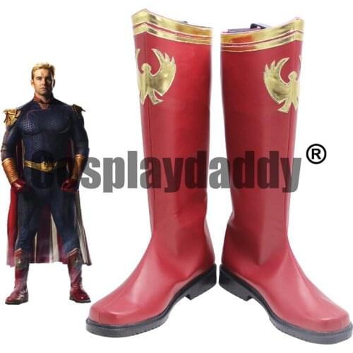 The Boys The Seven Homelander Supes John Superhero Halloween Cosplay Shoes Boots X002