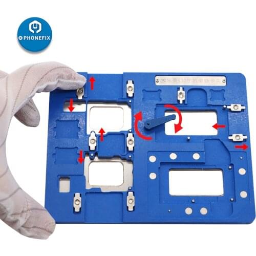 MiJing K30 Phone Soldering Fixture Motherboard Soldering Repair Holder for iPhone 11 pro Max CPU NAND Chips Welding Repair Tools