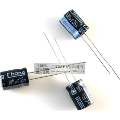 Electrolytic capacitor 35V 100UF capacitor