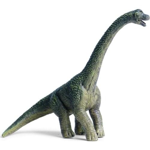 Green Brachiosaurus Model Medium Dinosaur Hand-made Animal Figure Collection Children Plastic Toy Gift Park Beautiful Decoration