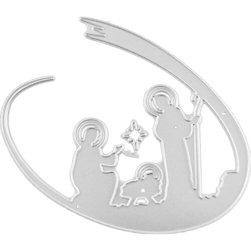 Jesus Newborn Baby Metal Cutting Dies Stencil Scrapbooking DIY Album Stamp Paper Card Embossing Decoration Craft