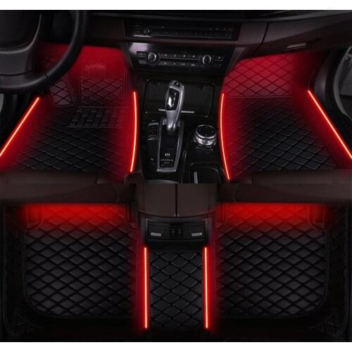 For ACURA TL 2010-2014 Car Floor Mats Carpet Lights Led Decorative Interior Lights Kit Car Accessories