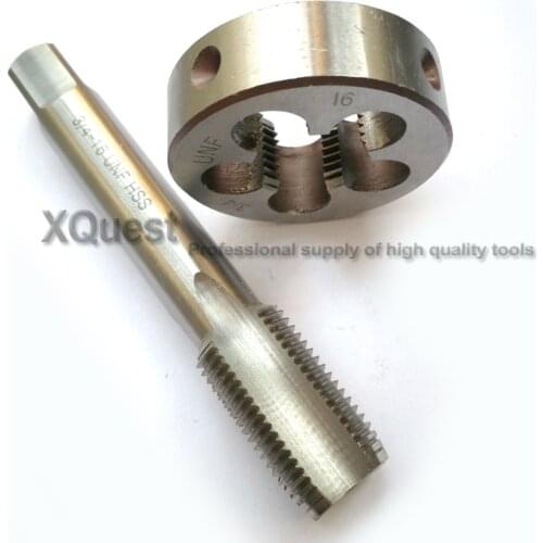 Right Hand tap Round die UNC 3/4 -10 Unified Fine Thread dies taps UNF 3/4-12 3/4-14 3/4-16 3/4-18 3/4-20 3/4-24 3/4-28 3/4-36