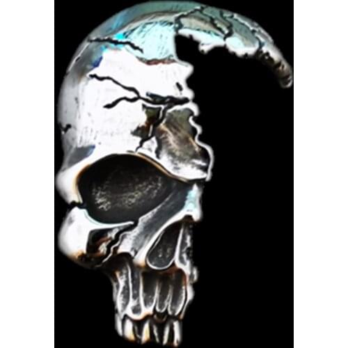 Stainless Steel Pendant Punk Party Crash Scarf Skull Pendant