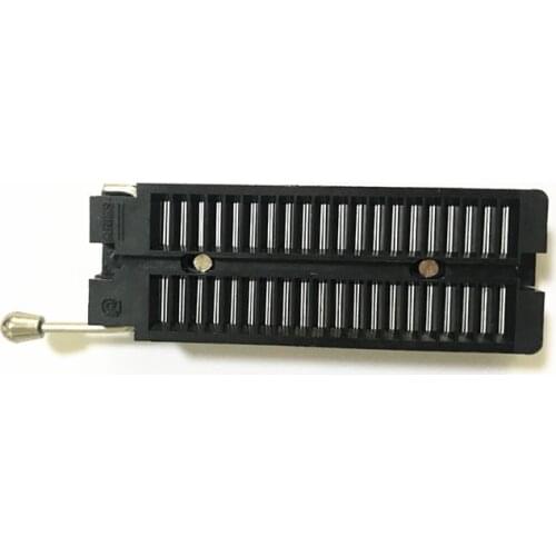 KZT Free shipping 40P ZIF locking pin socket 40P programming adapter IC test connector ZIP IC Test Tester Board Socket