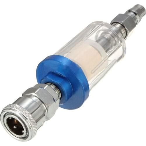 1/4 "mini oil & water separator with integrated air filter for spray gun