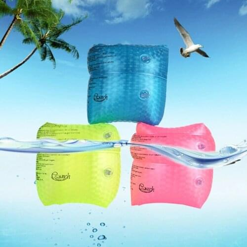 1 Pair PVC Inflatable Swimming Ring Children Arm Float Air Sleeve Circle Swimming Safety Pool Training Inflatable Swimming Ring