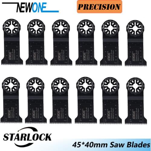 NEWONE 45mm Precision Starlock Saw Blades for Starlock System Oscillating Multi-Tools Electric Trimmer cutting wood