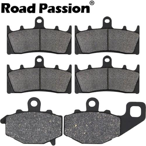 Road Passion Motorcycle Front & Rear Brake Pads For KAWASAKI ZX6R ZX600 ZZR600 ZZR 600 J4 ZX600ZX6RA1 ZX636A1 ZX-9R ZX900