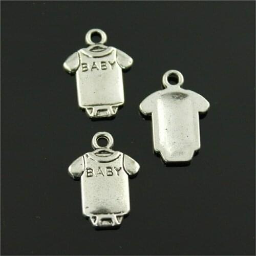 20pcs Baby Cloth Pendant Charms For Jewelry Making Antique Bronze Antique Baby Cloth Charms Charm Baby Cloth 17x12mm