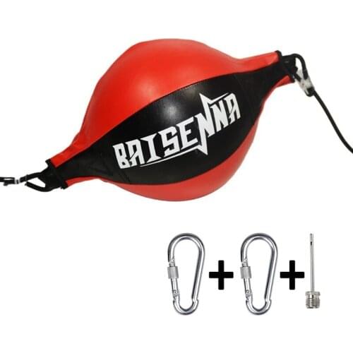 PU Punching Ball Pear Boxing Bag Training Reaction Speed Speed Balls Muay Thai Punch Boxe Fitness Sports Equipment Training