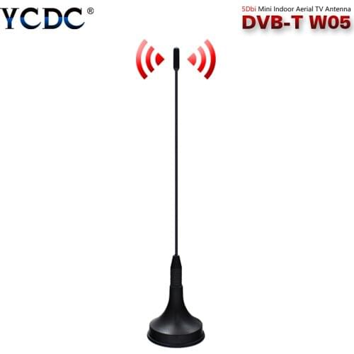 Portable TV Signal Booster Antenna HD Digital TV Antenna 5dbi DVB-T Car Antenna ATSC TV Interior Antennas Amplifier