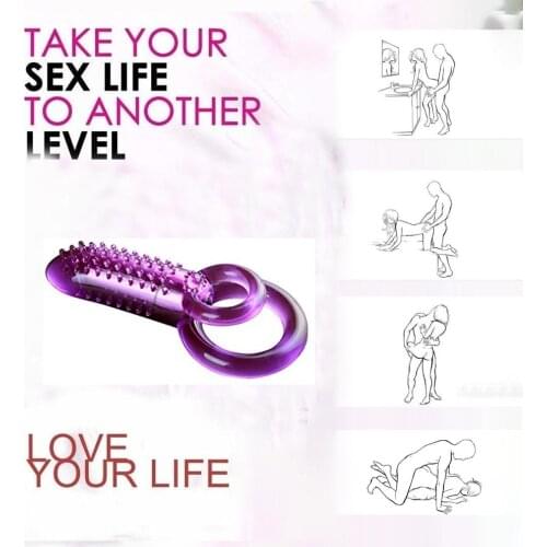 Raised Nodules Anal Beads For Couple Play Adult Sex Toys Penis Ring Wearable Vibrating Cock Ring With Tongue Clitoral Stimulator