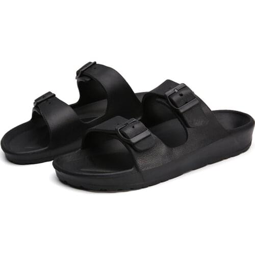 Summer Flip Flops Men Slippers Lovers Brocken EVA Shoes Fashion Beach Casual Non-slip Shoes Slippers