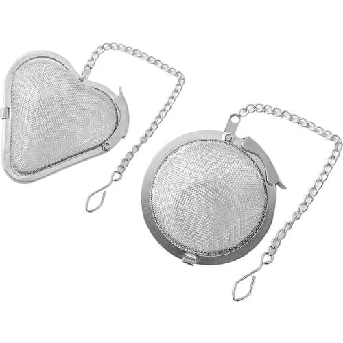 Stainless Steel Tea Infuser Sphere Locking Spice Tea Ball Strainer Mesh Infuser Tea Filter Strainers Kitchen Tools
