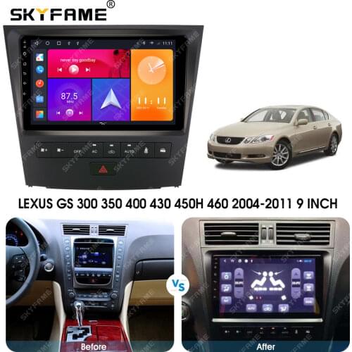SKYFAME Android Car Navigation Radio Multimedia Player For LEXUS GS 300 350 400 430 450H 460 Auto stereo system