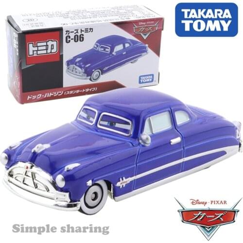 Takara tomy disney cars tomica c-06 doc hudson (standard type)