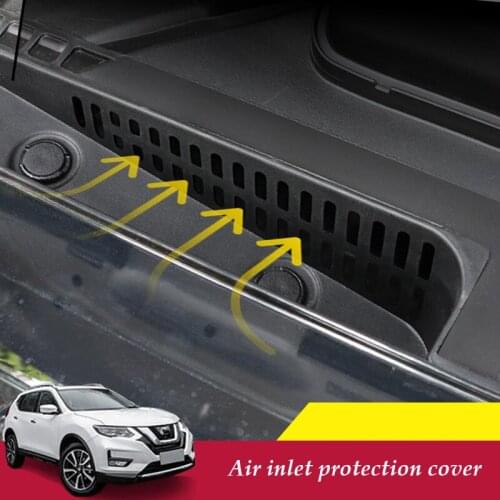 For Nissan X-trail X Trail T32 2014-2019 Car Styling Engine Air Inlet Protection Cover Dust Cover Protective Cover Modification