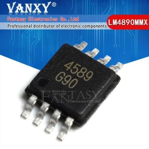10pcs LM4890 MSOP-8 XPT4890 MSOP LM4890MM LB4890 4890 MSOP8