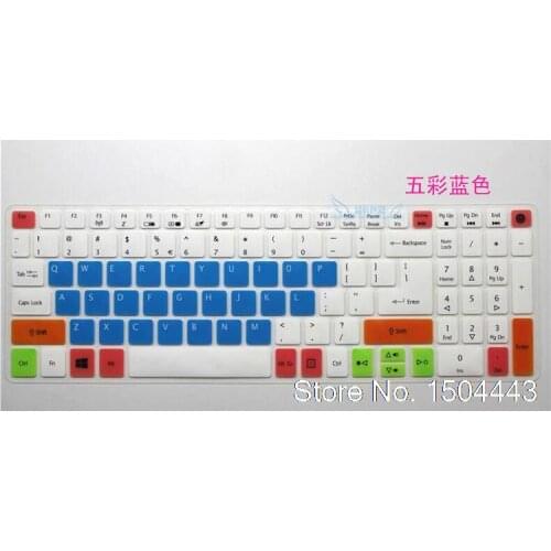 15 inch laptop Keyboard Cover Protector for Acer V15 E5 575G 572G 557U 58NG F5-573G E5-552G 553G V5-T5000 T5000 VN7-592G 15.6