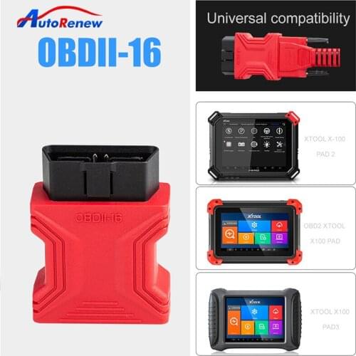 XTOOL OBD16 Pin Adapter Compatible with XTOOL Pro2/X100 PAD/X100 PAD2/X100 PAD2 Pro/X100 PAD3 Car Diagnostic Connectors Tool