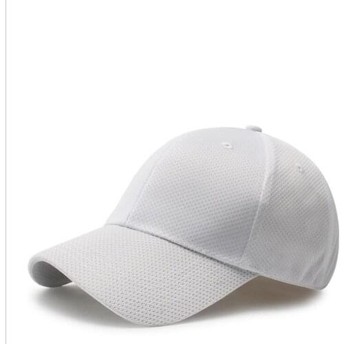 2021 Unisex Cap Casual Mesh Baseball Cap Adjustable Snapback Hats For Women Men Cap Streetwear Dad Hat