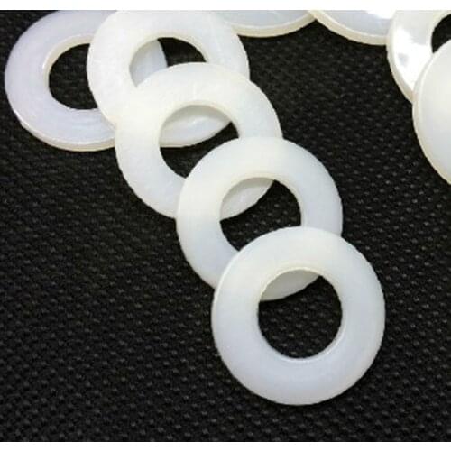 6x12x1.2mm M6 flat washer Plastic nylon Spacer fastener Washer,Screw bolt Ring Plastic nut pad gasket M3 m4 m5 m2.5