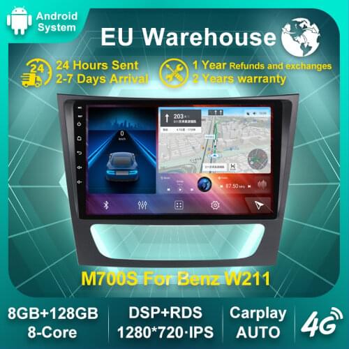 7862 Android 10 Car Stereo Multimedia Player for Mercedes-Benz W211 W463 W219 W209 2004-2011 Car Radio 4G GPS Navigation 128G