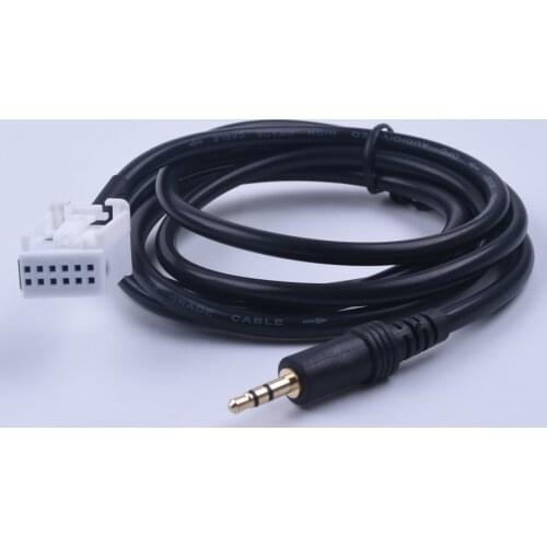 Aux Cable 3.5MM Jack Interface Car Audio Adapter For BMW E60 E63 E64 E66 E81 E82 E70 E90